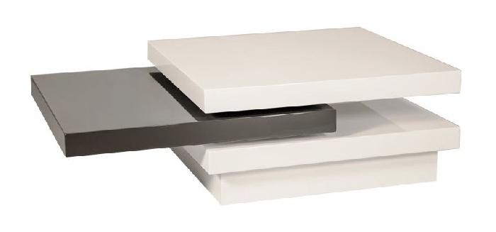 Стол журнальный Signal Trista  (мдф, мдф-бело-серый,  бело-серый (Signal) )