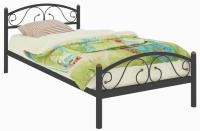 Кровать односпальная Вероника Plus (СМ 90х190) трубка металл в интернет магазине Планета Комфорта Фото metallicheskie-krovati кровать односпальная вероника plus (см 90х190) трубка металл производитель Милсон