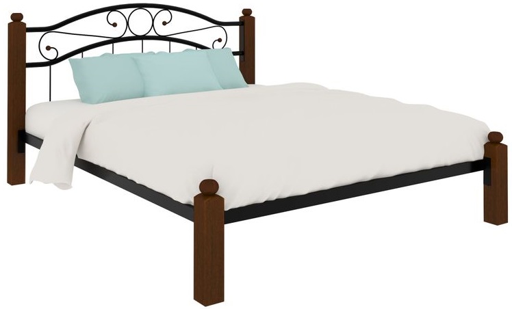 Фото Кровать двуспальная Надежда Lux (СМ 140х200) трубка металл от производителя Милсон в Крыму по цене 19 460 ₽