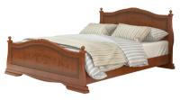 Кровать двуспальная Карина-1 (СМ 140х200) без основания с универсальными царгами в интернет магазине Планета Комфорта Фото derevyannye-krovati кровать двуспальная карина-1 (см 140х200) без основания с универсальными царгами производитель Браво-мебель