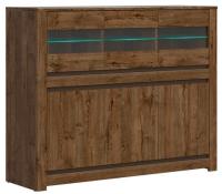 Тумба Kada S404-KOM3W3D (с подсветкой) в интернет магазине Планета Комфорта Фото gostinaya-kada-kada тумба kada s404-kom3w3d (с подсветкой) производитель Black Red White (БРВ)
