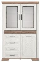 Шкаф Marselle REG2W1D4S (ясень снежный-дуб сонома темный, ясень снежный-дуб сонома темный (Black Red White (БРВ)) ) в Крыму от производителя 