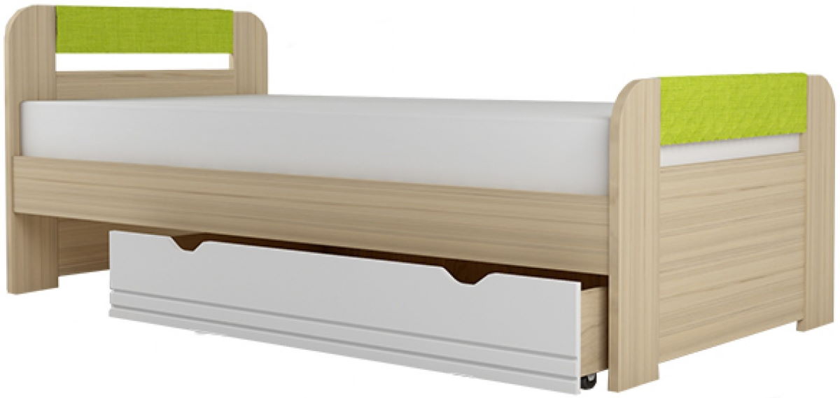 Фото Кровать односпальная Стиль 900.3 (СМ 90х200) с основанием  от производителя Аквилон в Крыму по цене 19 840 ₽