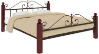 Кровать односпальная Диана Lux Plus (СМ 120х200) трубка металл в интернет магазине Планета Комфорта Фото derevyannye-krovati кровать односпальная диана lux plus (см 120х200) трубка металл производитель Милсон