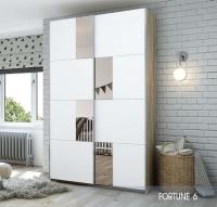Шкаф-купе Fortune-6 (1,6 - 2 двери) (800/800) в интернет магазине Планета Комфорта Фото shkaf-kupe-v-prikhozhuyu шкаф-купе fortune-6 (1,6 - 2 двери) (800/800) производитель Мебелони